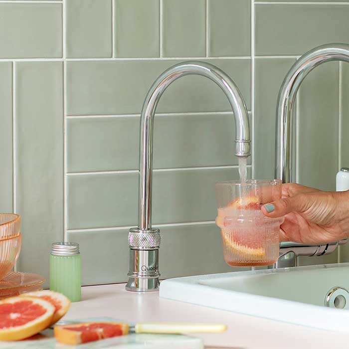 Classic Nordic Round single tap chrome